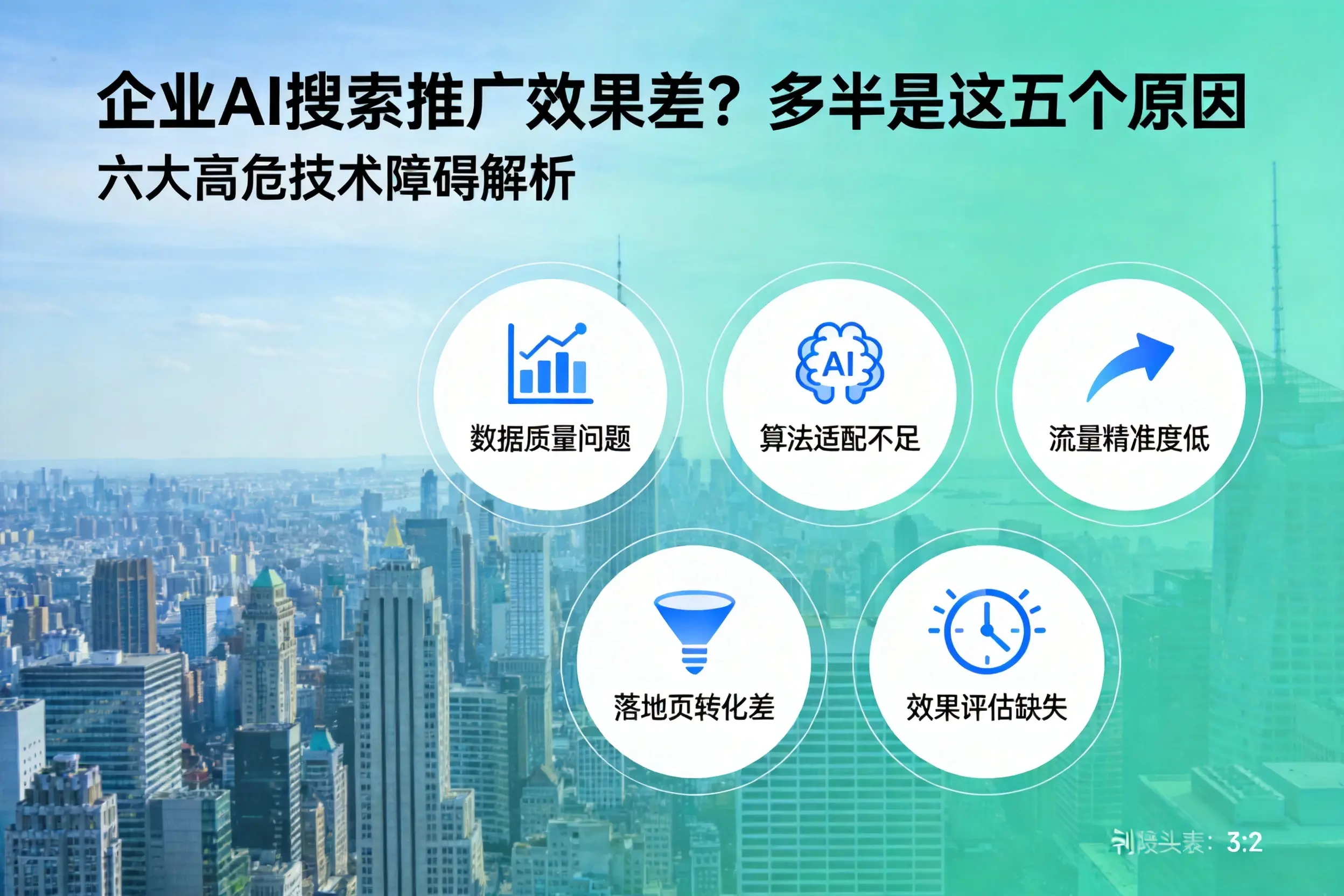 新干企业AI搜索推广效果差?多半是这五个原因